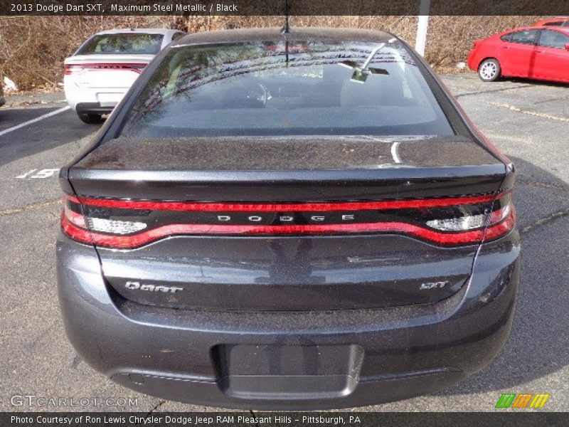 Maximum Steel Metallic / Black 2013 Dodge Dart SXT