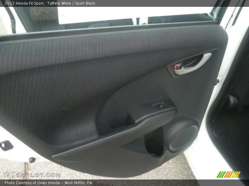 Taffeta White / Sport Black 2013 Honda Fit Sport