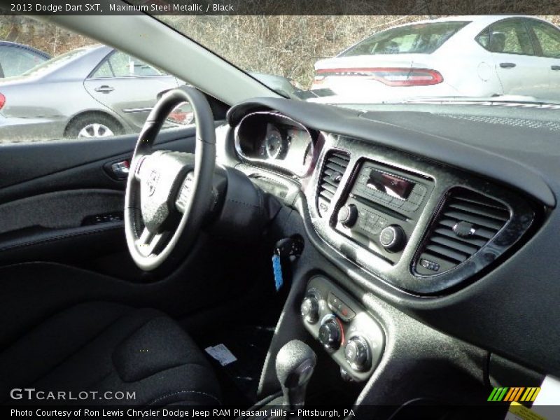 Maximum Steel Metallic / Black 2013 Dodge Dart SXT