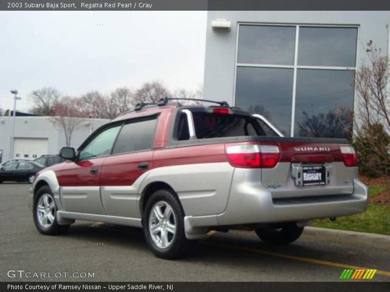 Regatta Red Pearl / Gray 2003 Subaru Baja Sport