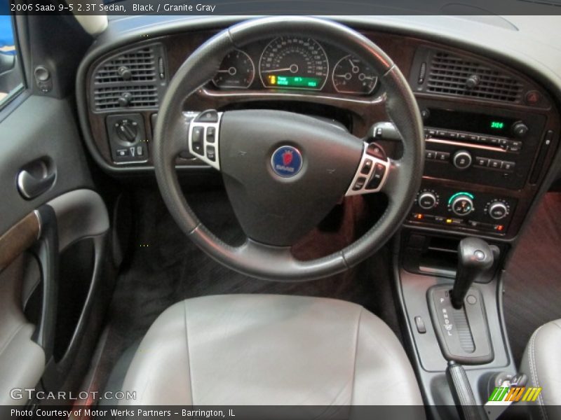 Black / Granite Gray 2006 Saab 9-5 2.3T Sedan