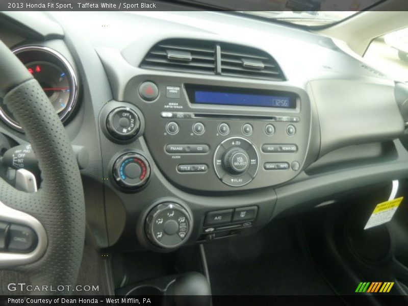 Taffeta White / Sport Black 2013 Honda Fit Sport
