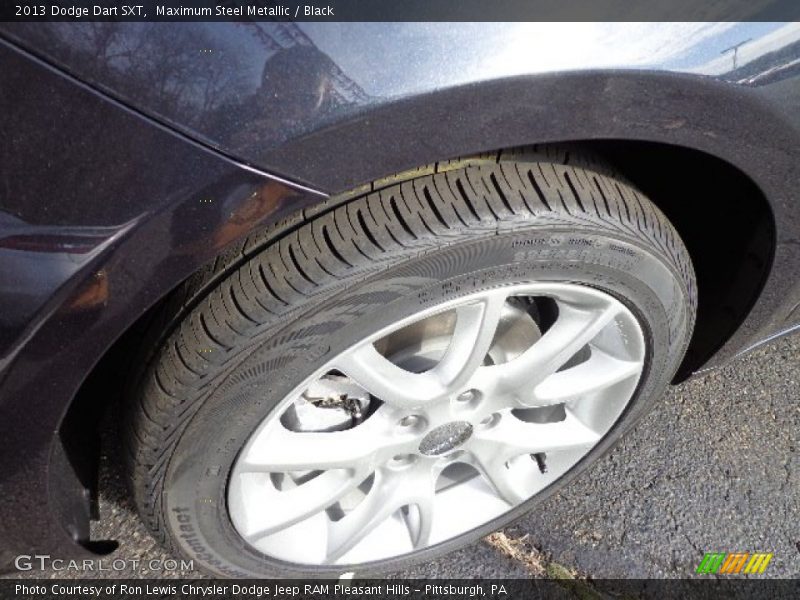 Maximum Steel Metallic / Black 2013 Dodge Dart SXT