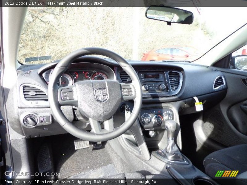 Maximum Steel Metallic / Black 2013 Dodge Dart SXT