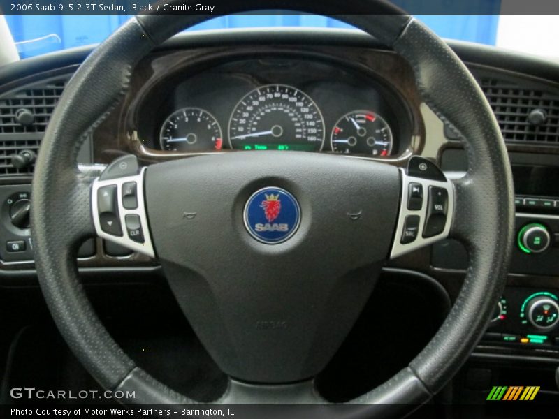 Black / Granite Gray 2006 Saab 9-5 2.3T Sedan