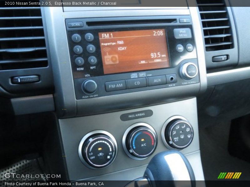 Espresso Black Metallic / Charcoal 2010 Nissan Sentra 2.0 S