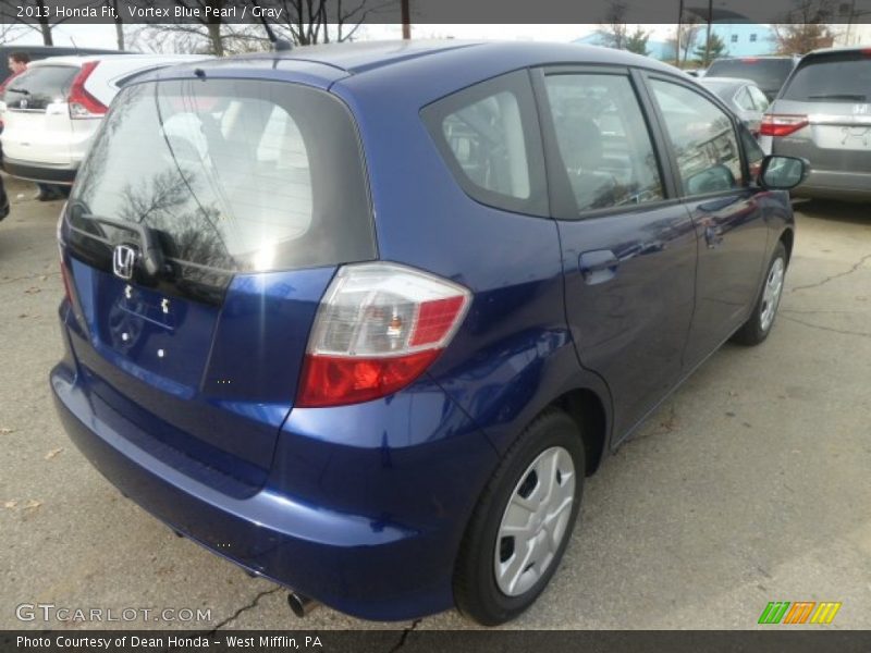 Vortex Blue Pearl / Gray 2013 Honda Fit