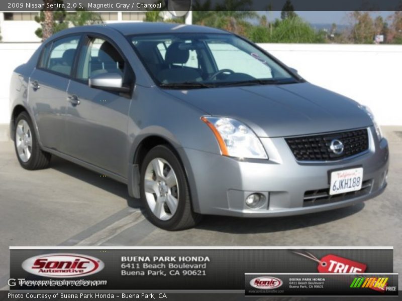 Magnetic Gray / Charcoal 2009 Nissan Sentra 2.0 S