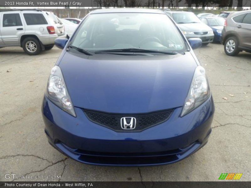 Vortex Blue Pearl / Gray 2013 Honda Fit