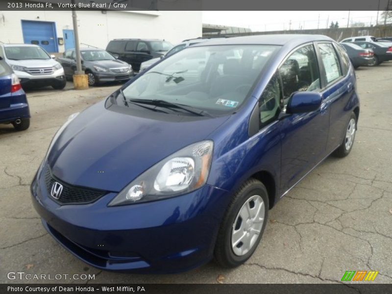 Vortex Blue Pearl / Gray 2013 Honda Fit