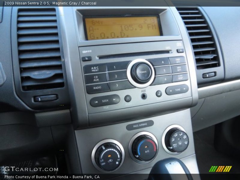 Magnetic Gray / Charcoal 2009 Nissan Sentra 2.0 S