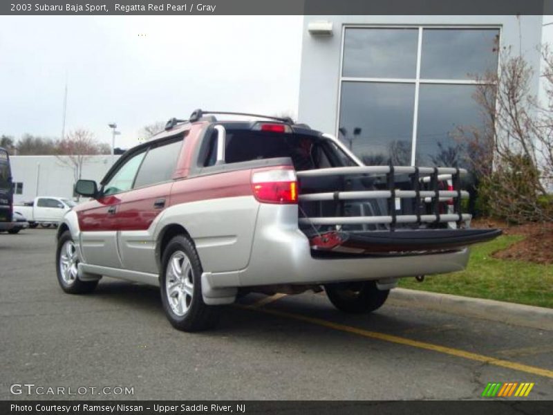 Regatta Red Pearl / Gray 2003 Subaru Baja Sport