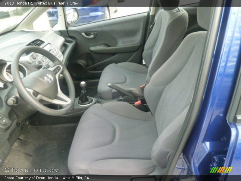Vortex Blue Pearl / Gray 2013 Honda Fit