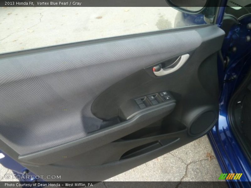 Vortex Blue Pearl / Gray 2013 Honda Fit