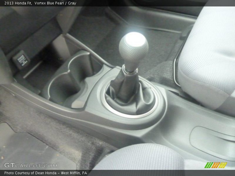 Vortex Blue Pearl / Gray 2013 Honda Fit