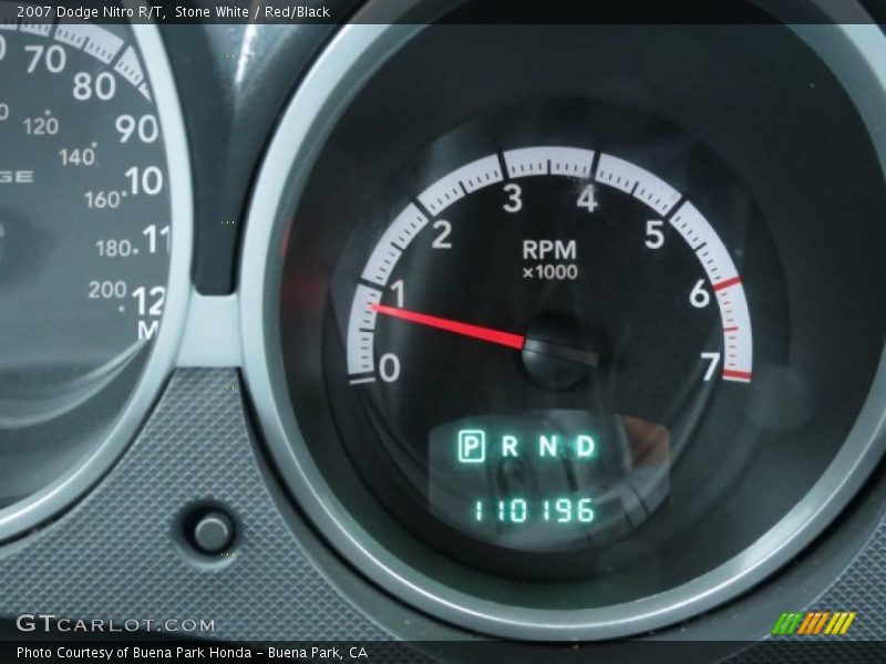 Stone White / Red/Black 2007 Dodge Nitro R/T