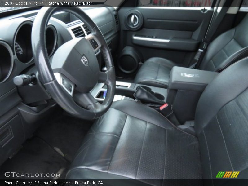 Stone White / Red/Black 2007 Dodge Nitro R/T
