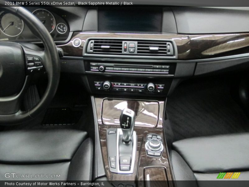 Controls of 2011 5 Series 550i xDrive Sedan