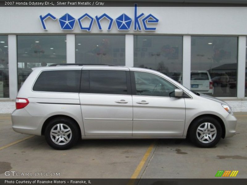 Silver Pearl Metallic / Gray 2007 Honda Odyssey EX-L
