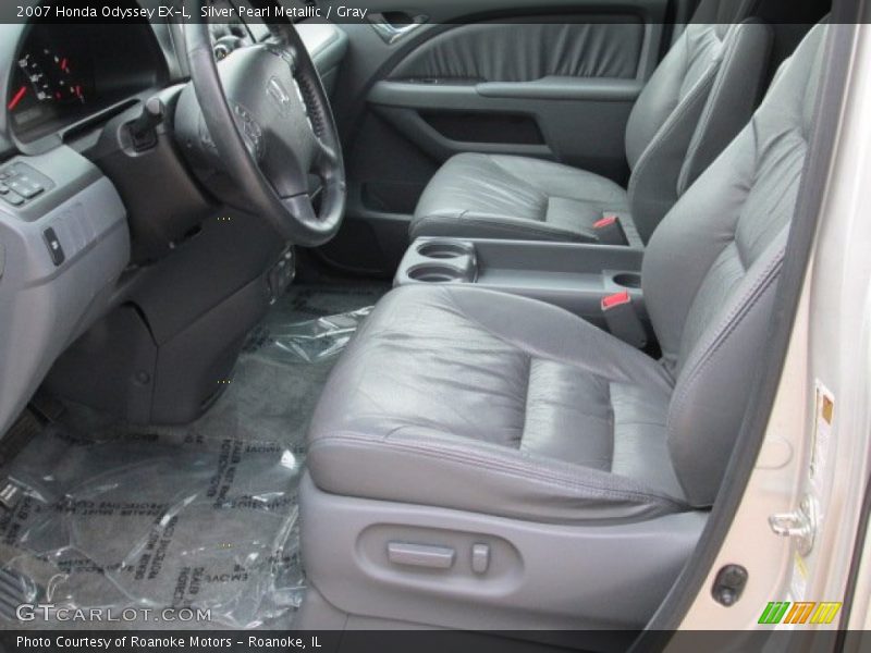 Silver Pearl Metallic / Gray 2007 Honda Odyssey EX-L