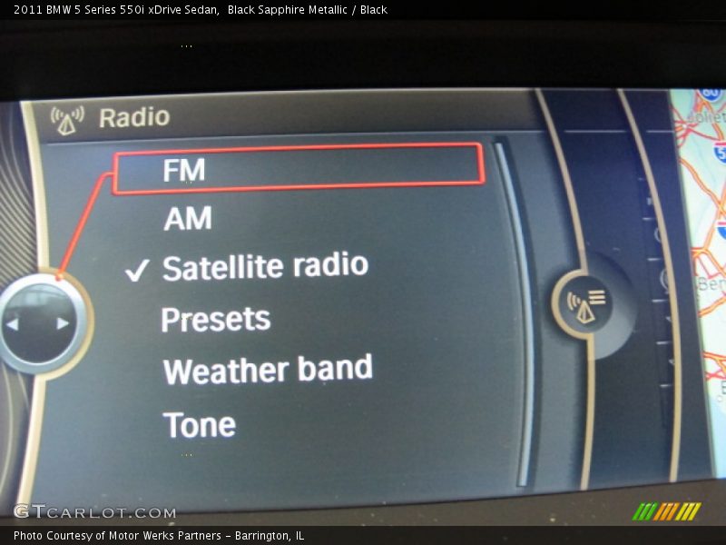 Black Sapphire Metallic / Black 2011 BMW 5 Series 550i xDrive Sedan