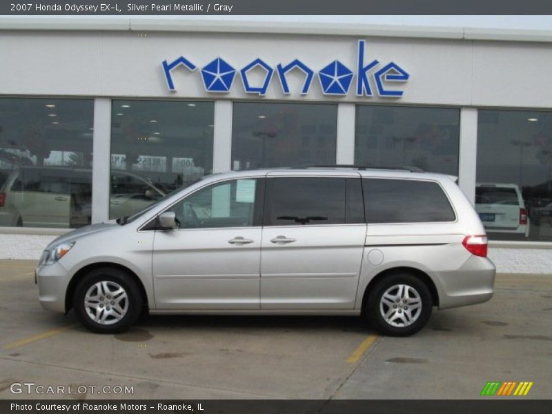 Silver Pearl Metallic / Gray 2007 Honda Odyssey EX-L