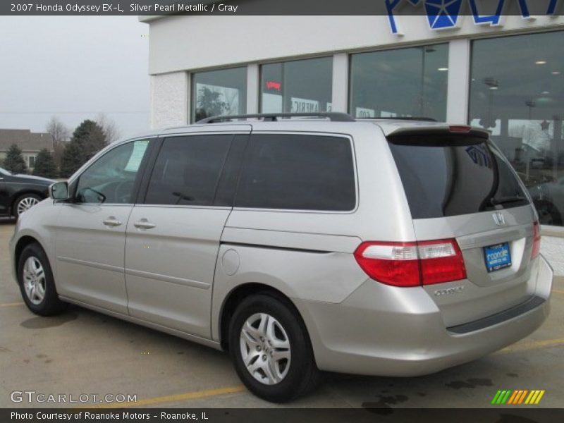 Silver Pearl Metallic / Gray 2007 Honda Odyssey EX-L