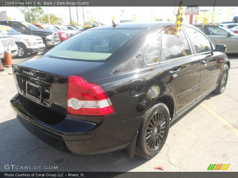 Black / Dark Beige/Quartz 2004 Volvo S40 2.4i