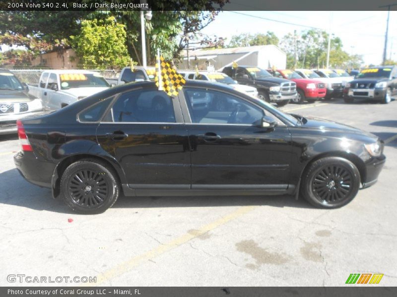 Black / Dark Beige/Quartz 2004 Volvo S40 2.4i