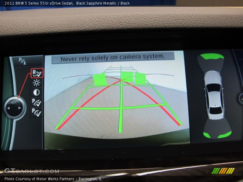 Black Sapphire Metallic / Black 2011 BMW 5 Series 550i xDrive Sedan