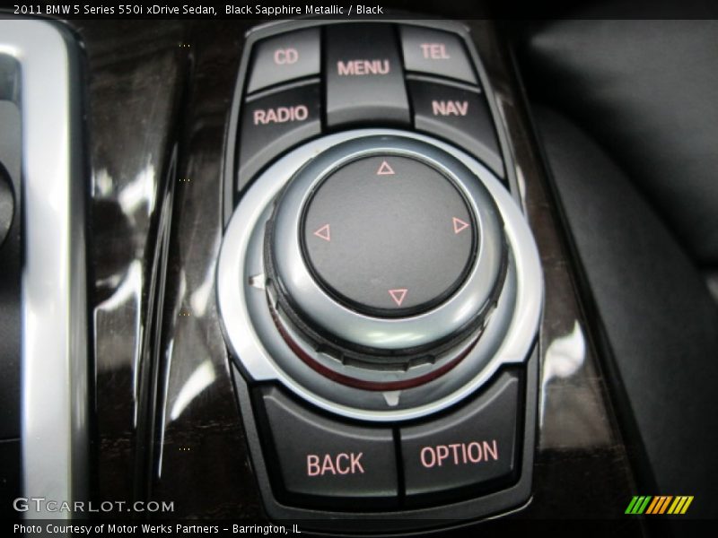 Controls of 2011 5 Series 550i xDrive Sedan