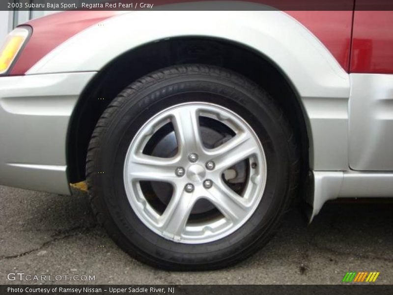 Regatta Red Pearl / Gray 2003 Subaru Baja Sport
