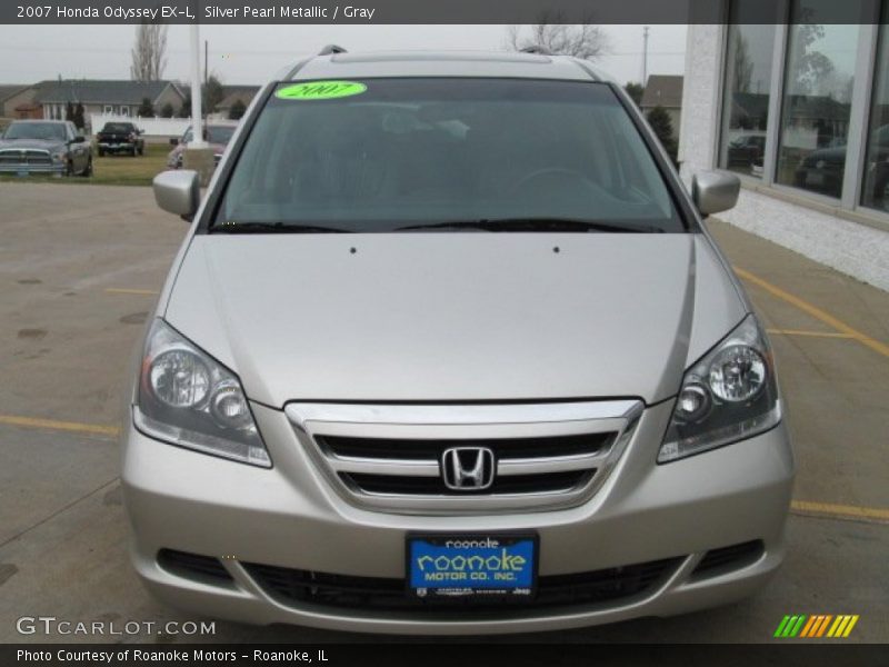 Silver Pearl Metallic / Gray 2007 Honda Odyssey EX-L