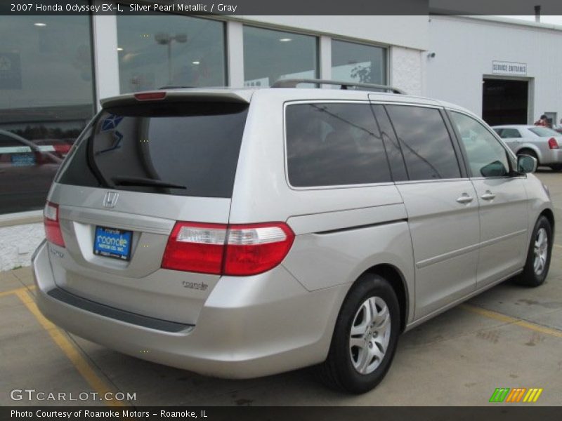 Silver Pearl Metallic / Gray 2007 Honda Odyssey EX-L