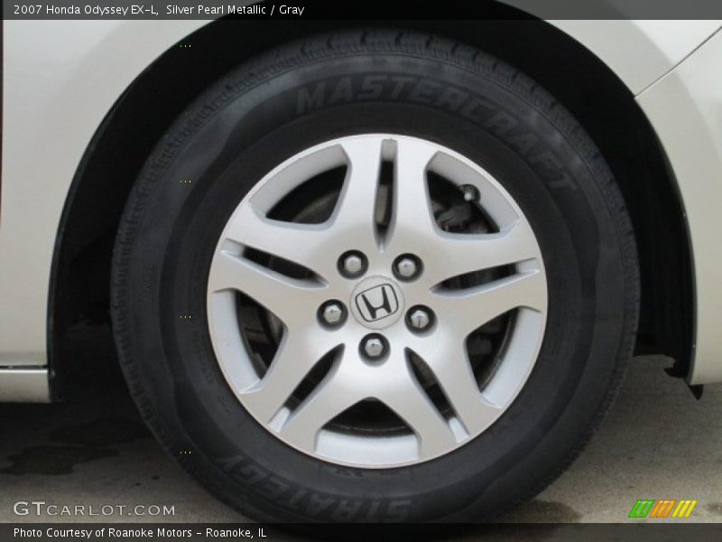 Silver Pearl Metallic / Gray 2007 Honda Odyssey EX-L