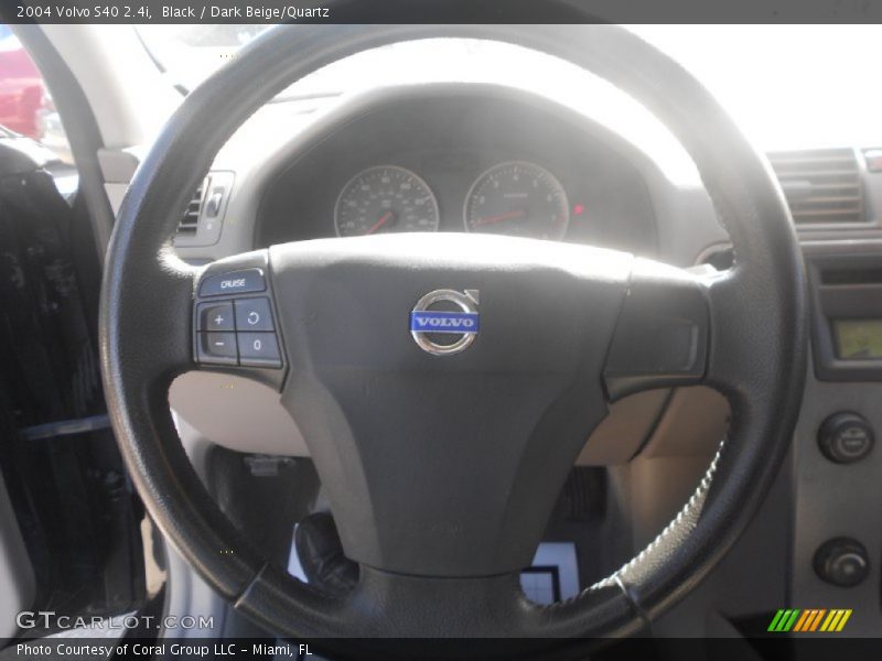 Black / Dark Beige/Quartz 2004 Volvo S40 2.4i