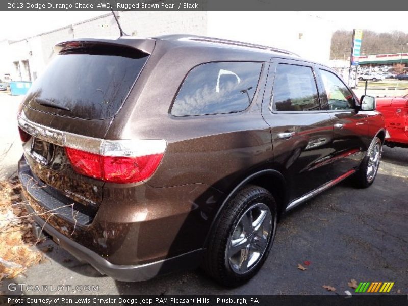 Rugged Brown Pearl / Black 2013 Dodge Durango Citadel AWD