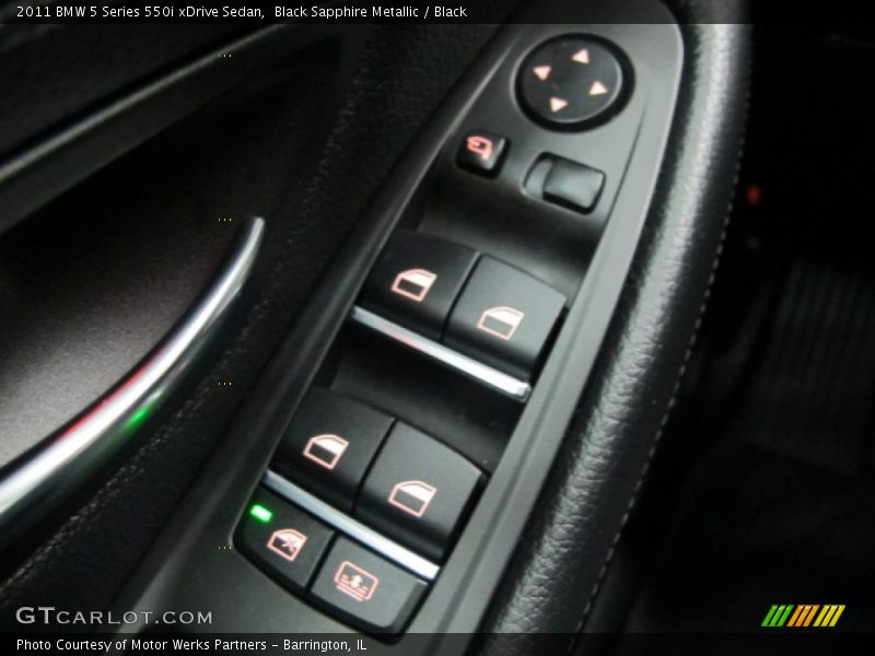 Controls of 2011 5 Series 550i xDrive Sedan