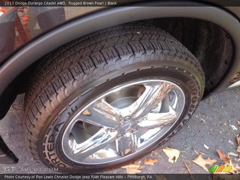 Rugged Brown Pearl / Black 2013 Dodge Durango Citadel AWD