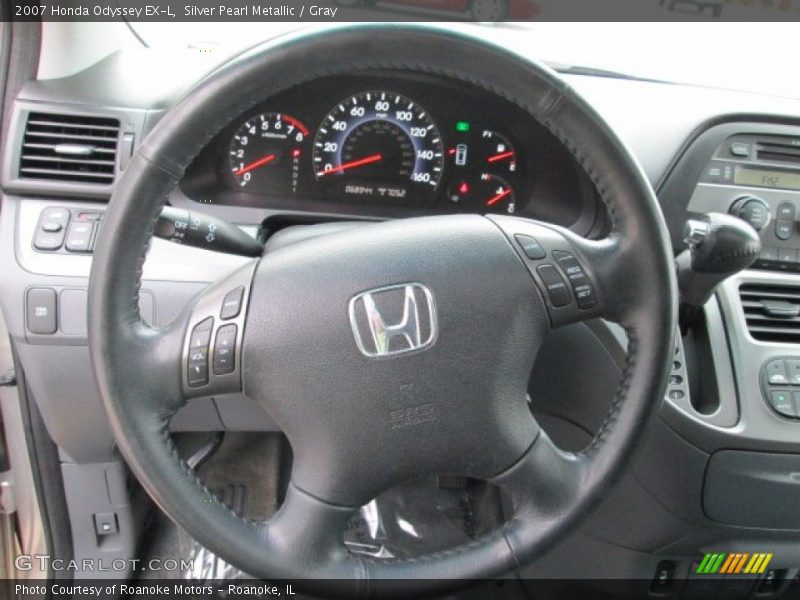 Silver Pearl Metallic / Gray 2007 Honda Odyssey EX-L