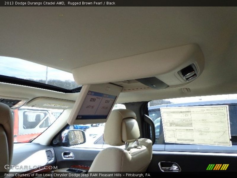 Rugged Brown Pearl / Black 2013 Dodge Durango Citadel AWD
