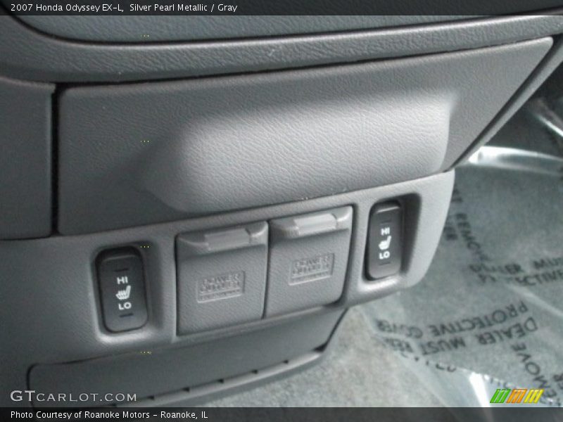 Silver Pearl Metallic / Gray 2007 Honda Odyssey EX-L