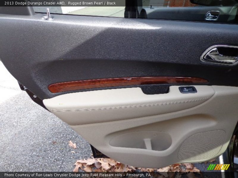 Rugged Brown Pearl / Black 2013 Dodge Durango Citadel AWD