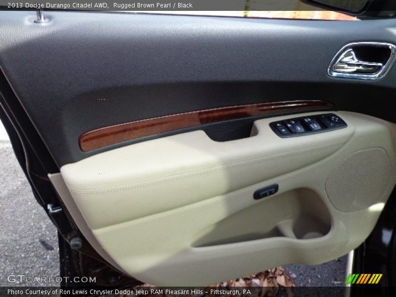 Rugged Brown Pearl / Black 2013 Dodge Durango Citadel AWD
