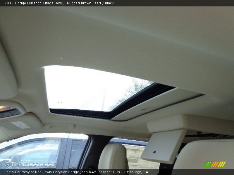 Rugged Brown Pearl / Black 2013 Dodge Durango Citadel AWD