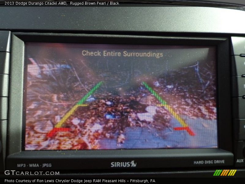 Rugged Brown Pearl / Black 2013 Dodge Durango Citadel AWD
