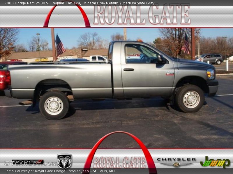 Mineral Gray Metallic / Medium Slate Gray 2008 Dodge Ram 2500 ST Regular Cab 4x4