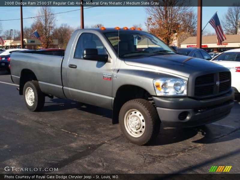 Mineral Gray Metallic / Medium Slate Gray 2008 Dodge Ram 2500 ST Regular Cab 4x4
