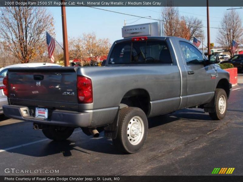 Mineral Gray Metallic / Medium Slate Gray 2008 Dodge Ram 2500 ST Regular Cab 4x4