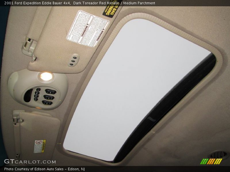 Sunroof of 2001 Expedition Eddie Bauer 4x4